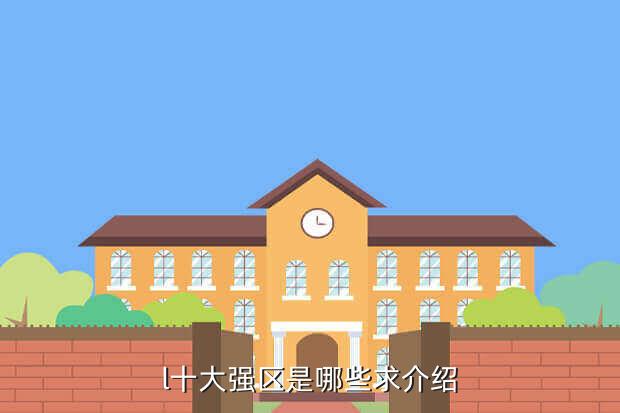 l十大强区是哪些求介绍
